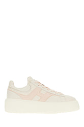 Sand nappa leather H-Stripes sneakers -  | Wise