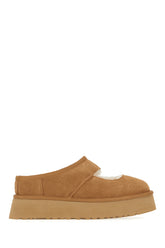 Slippers Bea Mary Jane in pelle scamosciata biscotto -  | Wise