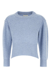 Powder blue cashmere Lian sweater -  | Wise