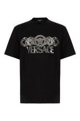 Black cotton t-shirt -  | Wise