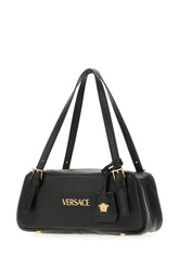 Borsa a spalla Versace Tag in nappa nera -  | Wise