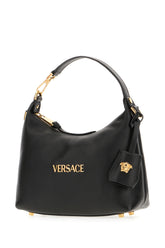 Black leather Hobo Versace Tag handbag -  | Wise