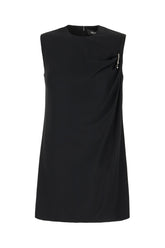 Black acetate blend dress -  | Wise