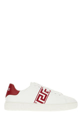 White leather Greca sneakers -  | Wise