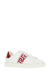 White leather Greca sneakers -  | Wise