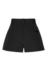 Black cotton shorts -  | Wise