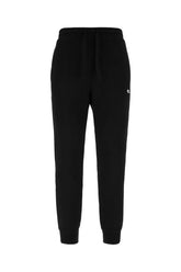 Pantalone jogging in cotone nero -  | Wise