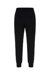 Pantalone jogging in cotone nero -  | Wise