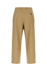 Khaki green cotton pants -  | Wise