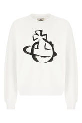 White cotton sweatshirt -  | Wise