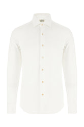 Camicia in nylon stretch bianco -  | Wise