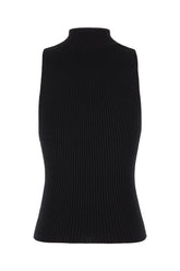 Top in misto cotone nero -  | Wise