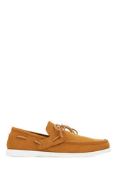 Camel suede lace-up shoes -  | Wise