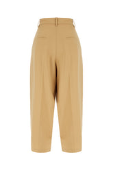 Pantalone in misto poliestere stretch beige -  | Wise