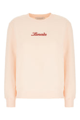 Salmon cotton sweatshirt -  | Wise