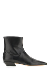 Black leather ankle boots -  | Wise