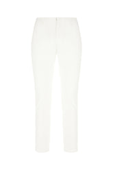 Pantalone chino in cotone stretch bianco -  | Wise