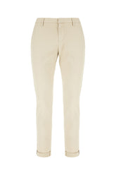 Pantalone chino in cotone stretch sabbia -  | Wise