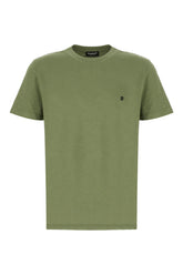 Military green cotton t-shirt -  | Wise