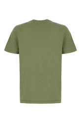 Military green cotton t-shirt -  | Wise