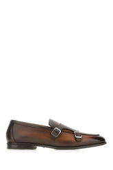 Dark brown leather loafers -  | Wise