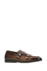 Dark brown leather loafers -  | Wise