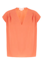 Blusa in poliestere corallo -  | Wise