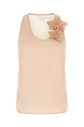 Peach polyester top -  | Wise