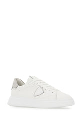 White leather Temple sneakers -  | Wise