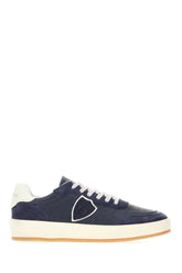 Sneakers Nice Low blu in pelle e pelle scamosciata -  | Wise