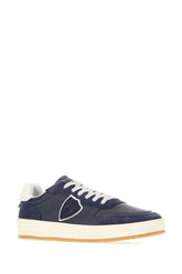 Blue leather and suede Nice Low sneakers -  | Wise