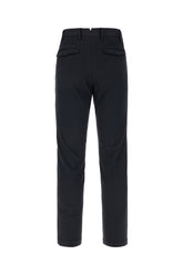 Pantalone in misto cotone stretch blu navy -  | Wise