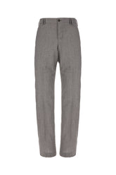 Dark grey wool blend pants -  | Wise