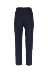 Pantalone in misto lana blu navy -  | Wise