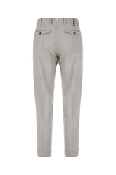 Melange grey stretch wool pants -  | Wise