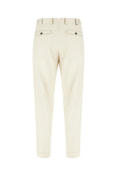 Pantalone in cotone stretch sabbia -  | Wise