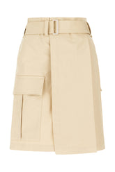 Beige cotton skirt -  | Wise