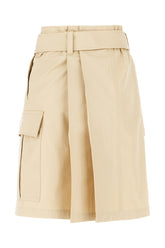 Beige cotton skirt -  | Wise