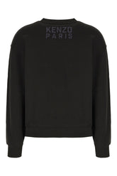 Black cotton sweatshirt -  | Wise