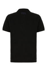 Black piquet polo shirt -  | Wise