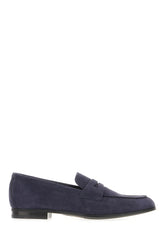 Blue suede loafers -  | Wise