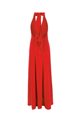 Red stretch nylon dress -  | Wise