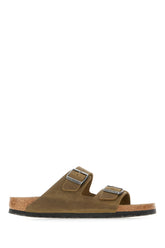 Khaki green suede Arizona sandals -  | Wise