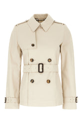 Sand polyester blend trench -  | Wise