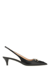 Black leather pumps -  | Wise