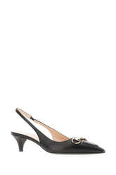 Black leather pumps -  | Wise