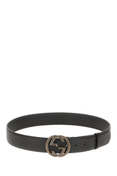 Black leather belt -  | Wise