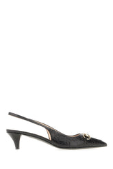 Black leather slingback -  | Wise