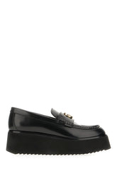 Black leather loafers -  | Wise