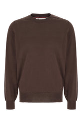 Brown cotton sweater -  | Wise